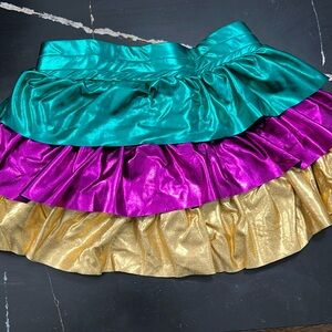 Girls Mardi Gras skirt